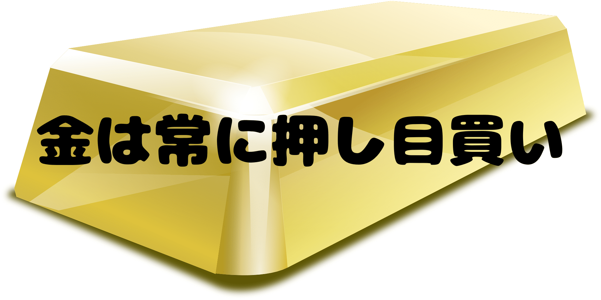 金は常に押し目買い